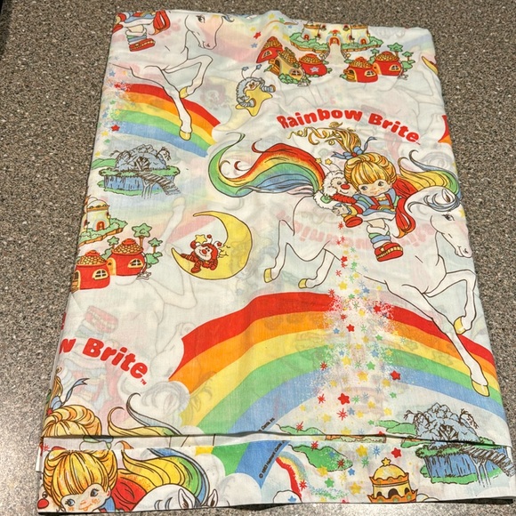 Bedding | Vintage 1983 Rainbow Brite Sheet | Poshmark